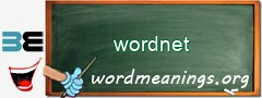 WordMeaning blackboard for wordnet